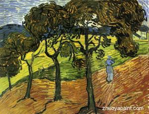 Landscape with Trees and Figures