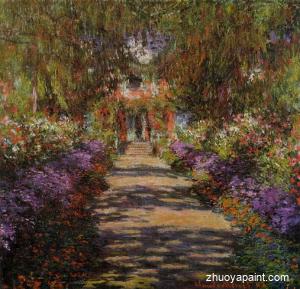 Pathway in Monet&acute;s Garden at Giverny