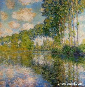 Poplars on the Banks of the River Epte