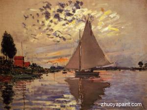 Sailboat at Le Petit-Gennevilliers