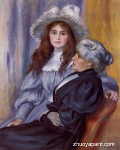 Berthe Morisot and Her Daughter Julie Manet