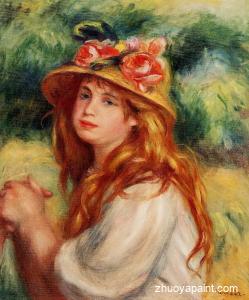 Blond in a Straw Hat