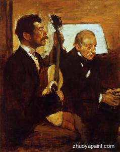 Degas&acute; Father Listening to Lorenzo Pagans