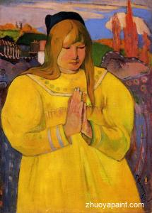 Breton Woman in Prayer