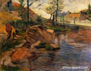 Cove opposite Pont-Aven Harbor