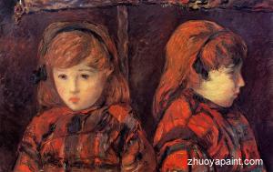 Double Portrait of a Young Girl (Mademoiselle Lafuite)