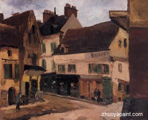 A Square in La Roche-Guyon