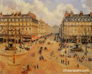 Avenue de l&acute;Opera-Morning Sunshine