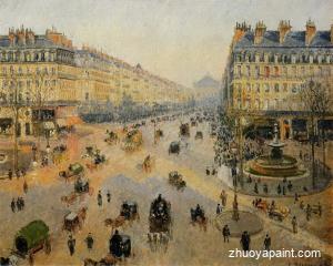 Avenue de l&acute;Opera-Sunshine Winter Morning