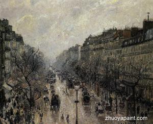 Boulevard Montmartre-Foggy Morning