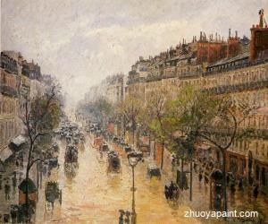 Boulevard Montmartre-Spring Rain