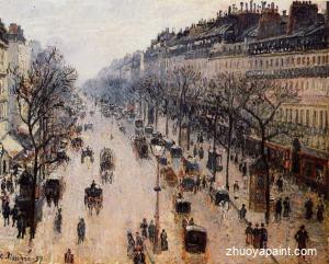 Boulevard Montmartre-Winter Morning