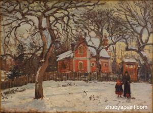 Chestnut Trees at Louveciennes in Winter