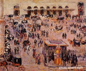 Cour du Havre, Gare Saint-Lazare