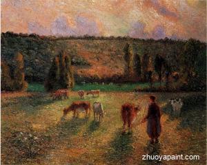 Cowherd at Eragny