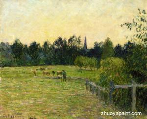 Cowherd in a Field at Eragny