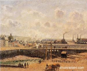 Dieppe, Dunquesne Basin, Low Tide, Sun, Morning