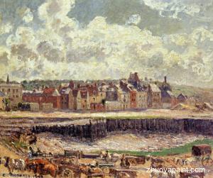 Dieppe, Dunquesne Basin, Sunlight Effect, Morning, Low Tide