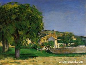 Chestnut Trees and Farmstead of Jas de Bouffin