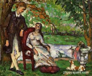 Couple in a Garden (also known as The Conversation)
