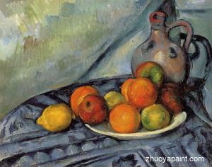Fruit and Jug on a Table