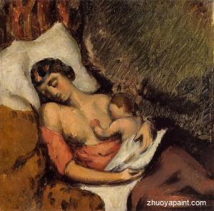 Hortense Breast Feeding Paul