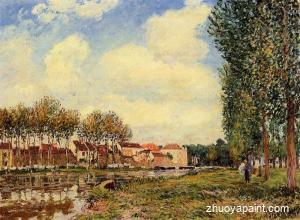 Banks of the Loing at Moret, Morning