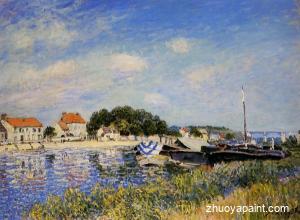 Banks of the Loing at Saint-Mammes