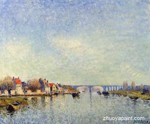 Banks of the Loing at Saint-Mammes