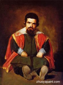 A Dwarf Sitting on the Floor