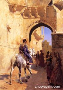 Street Scene in India