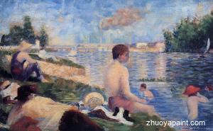 Final Study for &acute;Bathing at Asnieres