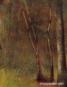 In the Woods at Pontaubert