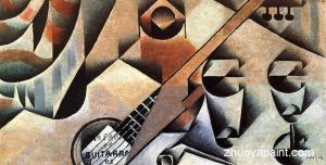 Guitar and Glasses (also known as Banjo and Glasses)