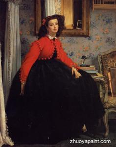 Portrait of Mademoiselle L. L. 