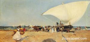 Arrival of the Boats