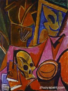 Composition with a Skull