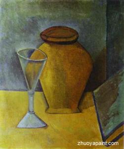 Pot, Wine-Glass and Book