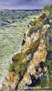Port-en-Bessin, a Cliff