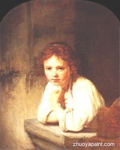 A Girl at a Window