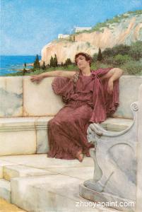 A Female Figure Resting