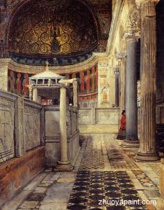 Interior of the Church of San Clemente, Rome