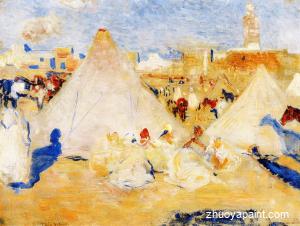 Encampment near a Moroccan Village