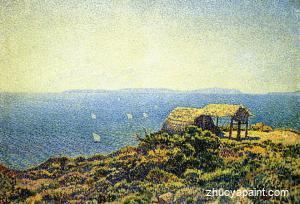 Ile du Levant, View from Cape Benat, Brittany