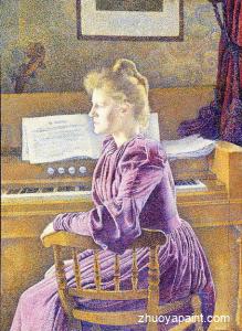 Maria Sethe at the Harmonium