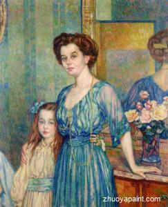 Madame Von Bodenhausen avec son enfant Luli