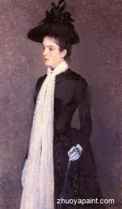 Portrait of a Woman in Black