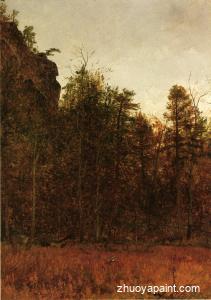 A Grey Day under the Cliff