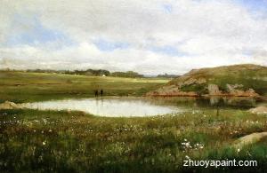 Freshwater Pond in Summer - Rhode Island