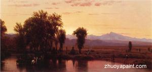 Indians Crossing the Platte River